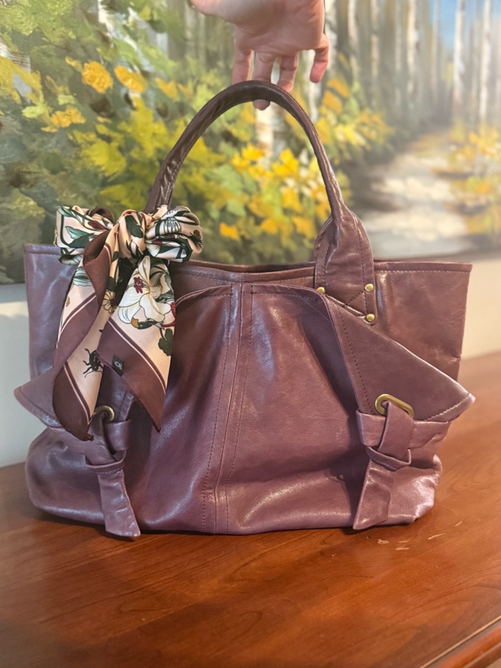 Kooba Leather Tote | Slouchy | Large | Top Handle | Butter Soft | Y2K | Spring 🌼